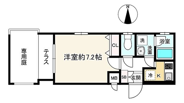 ベラジオ京都西院ウエストシティ(1K) 1階の内観