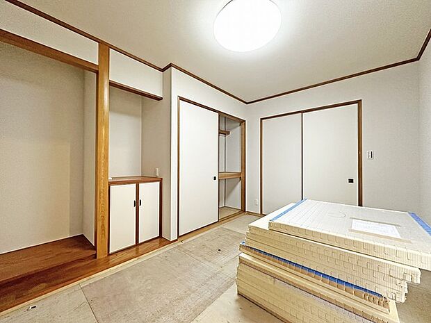 お子様にとっていいお昼寝空間になる和室は、ぜひリビングのお隣で。 