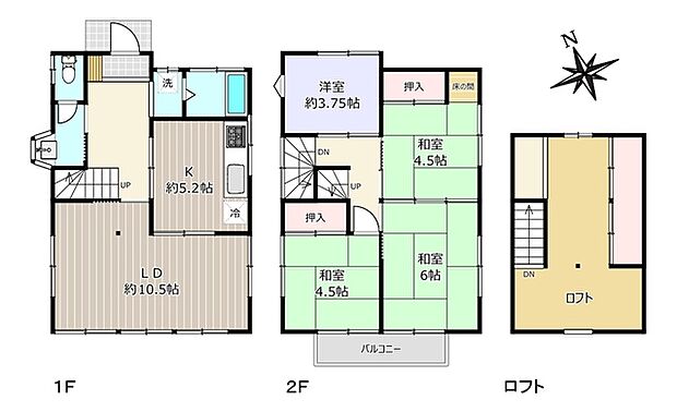 ロフト付き4ＬＤＫ！