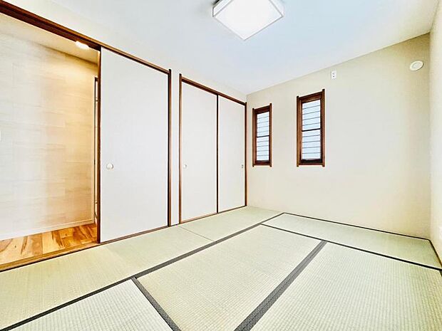 6帖和室：畳にはリラックス効果もあるそうです