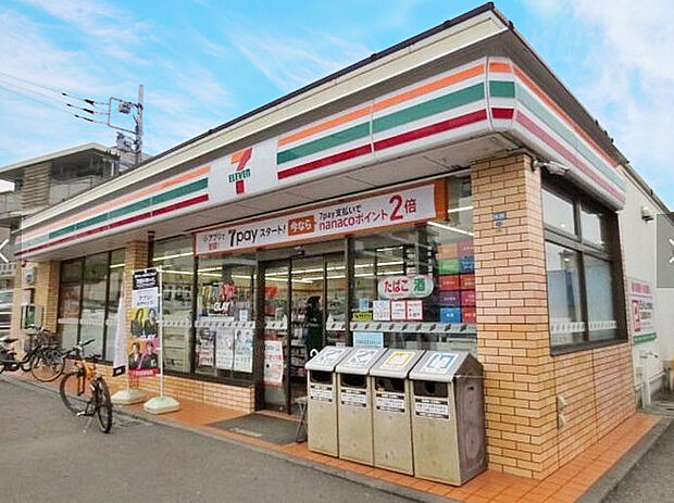 セブンイレブン 横浜笹堀店まで徒歩7分・527ｍ