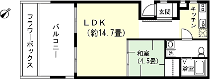 山中湖レイクサイドB棟(2DK) 3階の内観