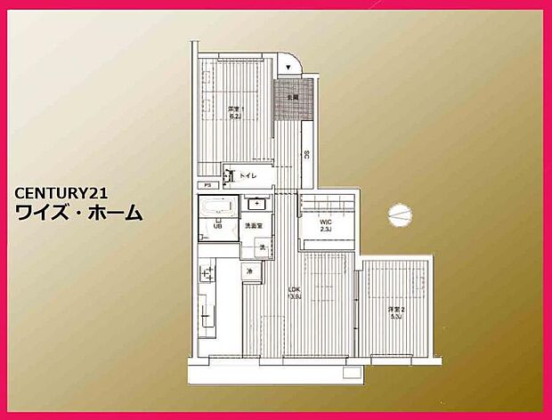 ＪＲ京浜東北・根岸線 赤羽駅まで 徒歩8分(2LDK) 2階の内観