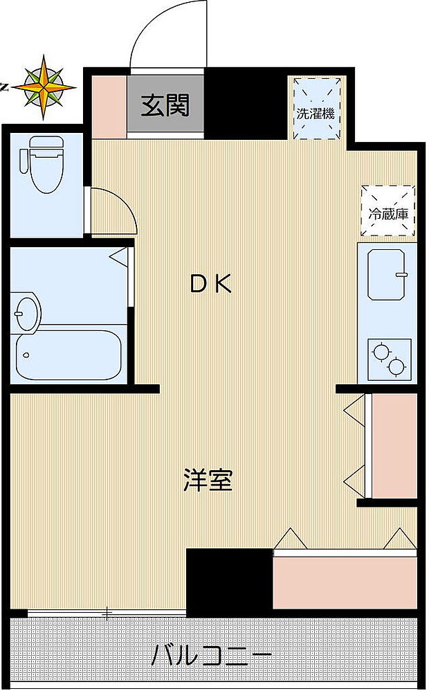 迦葉三鷹マンション(1R) 4階の内観