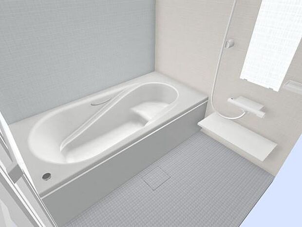 【同仕様画像】浴室はLIXIL製の新品のユニットバスに交換します。床は水はけがよく汚れが付きにくい加工がされているのでお掃除ラクラクです。
