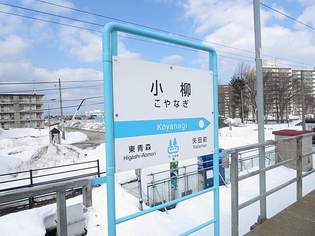 小柳駅まで徒歩24分（1900ｍ）です。通勤通学にも使用することができますね。