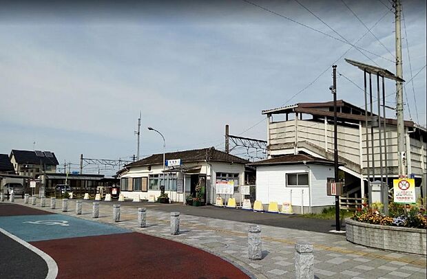 東武宇都宮線安塚駅まで約610ｍ(徒歩8分)。徒歩圏内に駅があると通学・お出かけなど便利ですね。