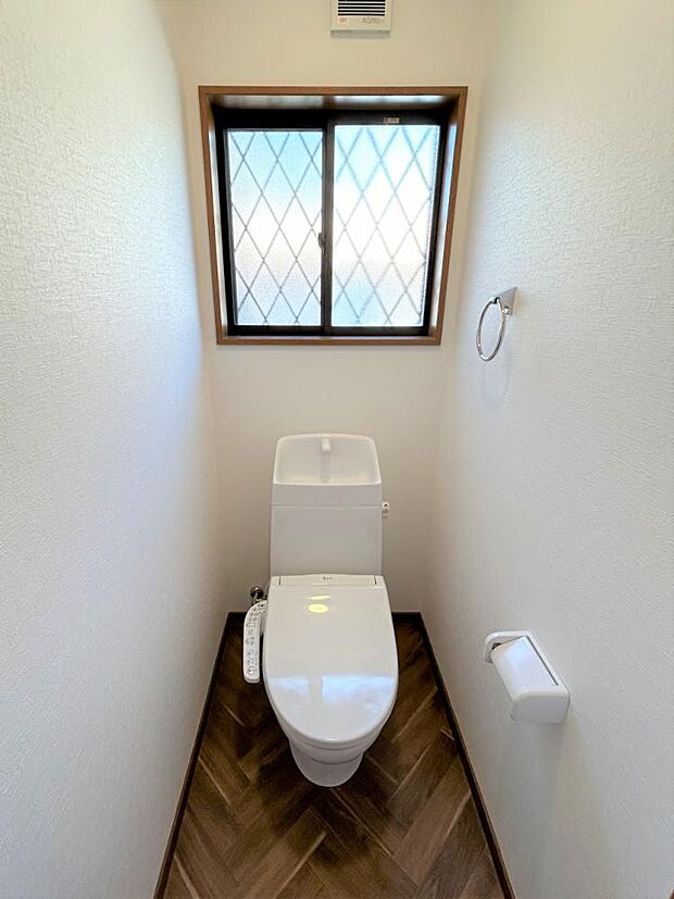 【リフォーム済】トイレは新品に交換しました。毎日使うものなので新品はありがたいですね。