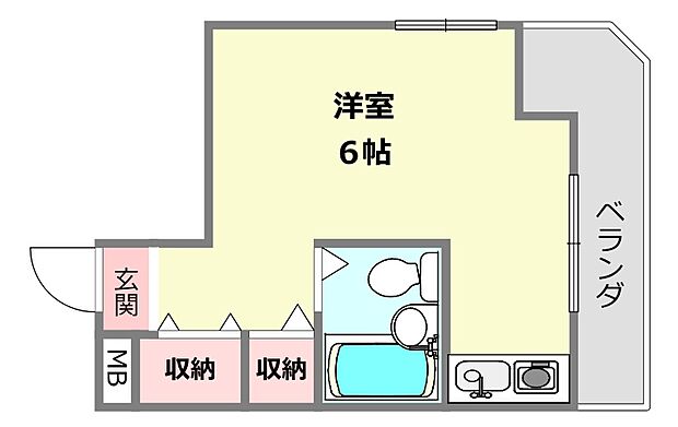 ダイドーメゾン武庫之荘6(1R) 4階の内観