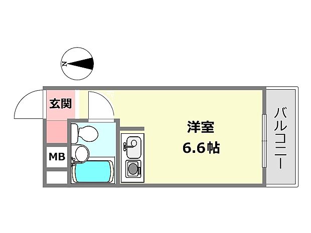 パラツィーナ夙川東(1R) 6階の内観