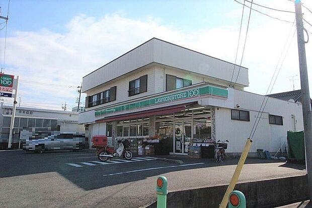 ローソンストア100 岡崎中島町店 560m