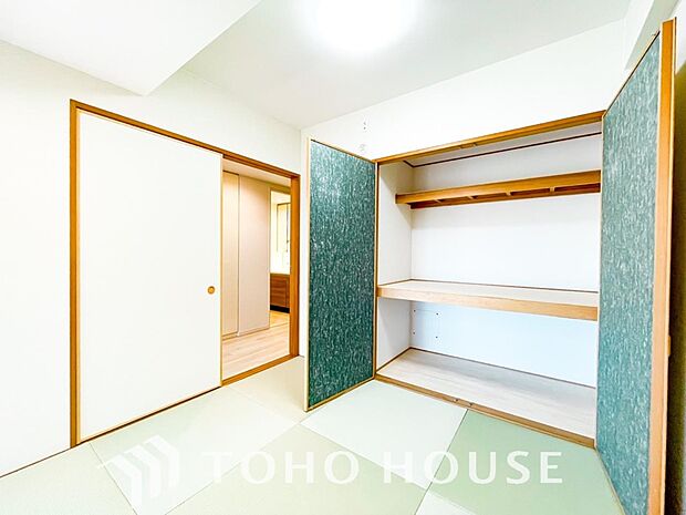 和室はお子様のお昼寝スペースとして、来客用としても最適です。