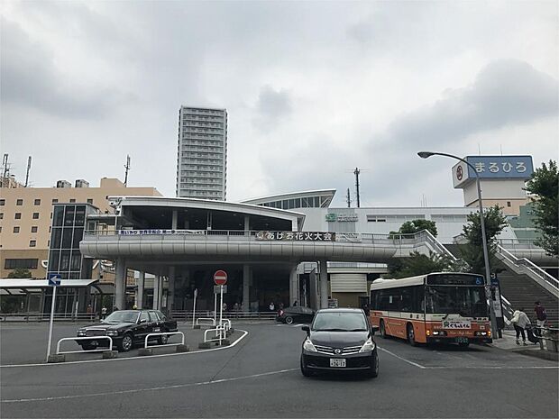 上尾駅（西口）（411m）