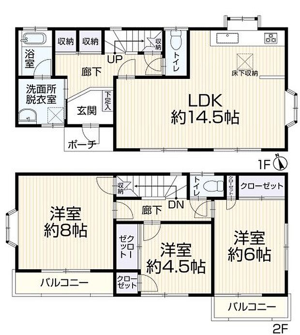 南区太田窪(3LDK)の内観