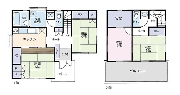 全居室6畳以上。家族と過ごす時間を大切にする方にぴったりのゆとりの住空間  