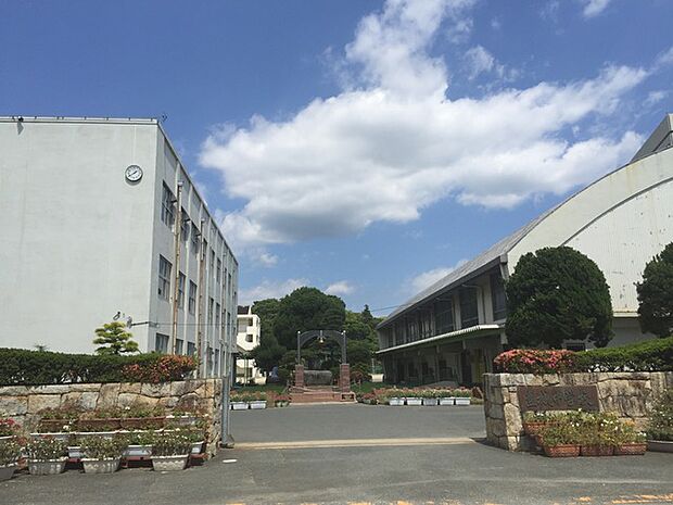 豊城中学校（1730m）