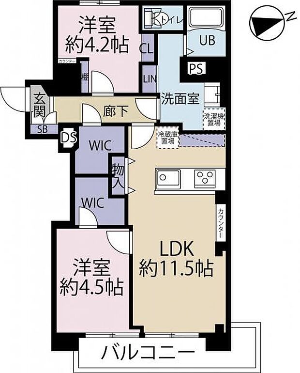 プチモンド新宿の間取り