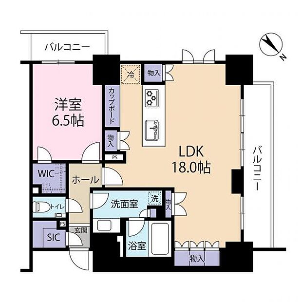 ピアース赤坂(1LDK) 14階の内観