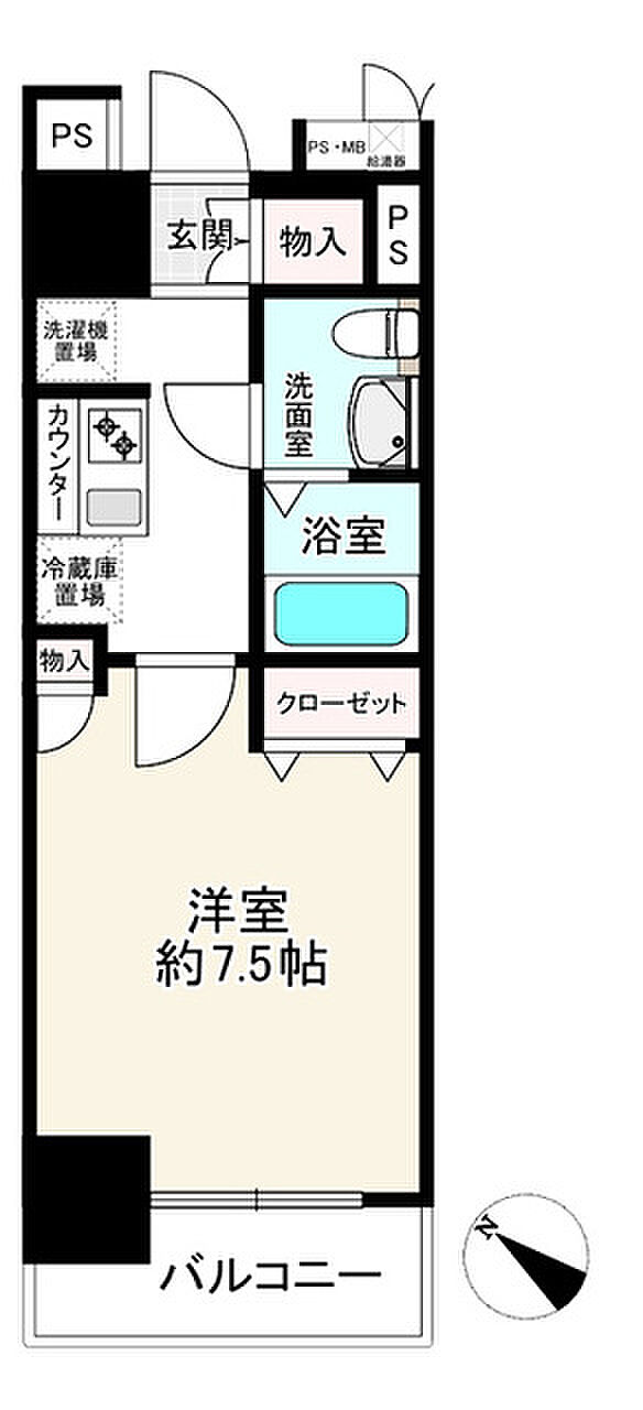 アイル東京向島弐番館(1K) 5階の内観