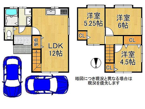 リビング階段！コミュニケーションの取りやすい3ＬＤＫの間取り