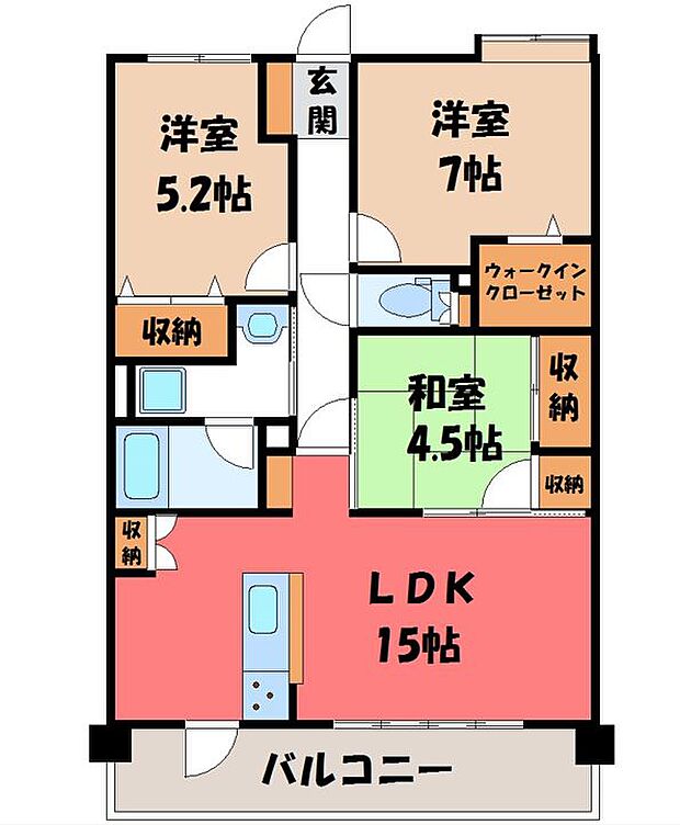 グランセリオ一条(3LDK) 5階/503の内観