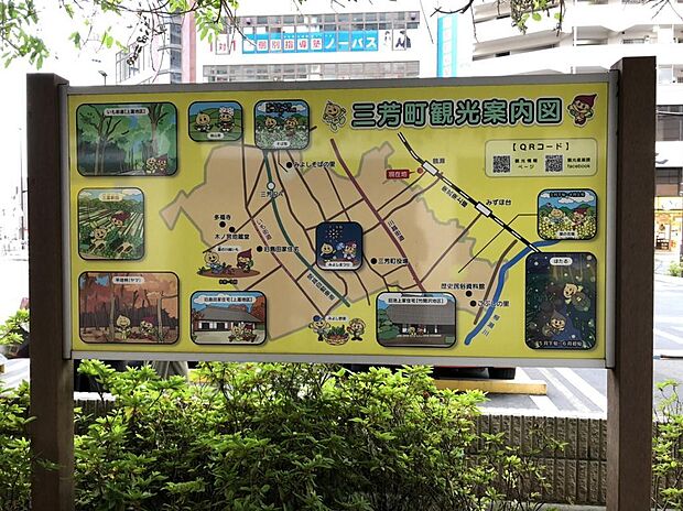 三芳町観光案内図