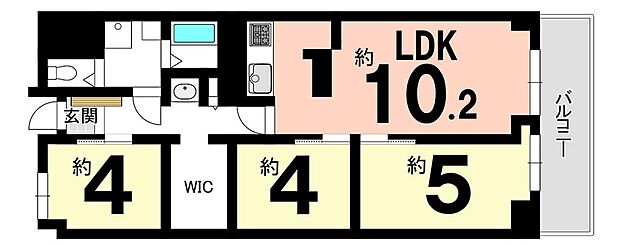 京福電鉄嵐山本線 山ノ内駅まで 徒歩5分(3LDK) 7階の内観