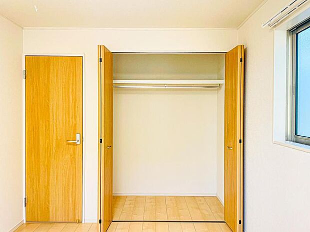 【便利な各居室収納】全室にクロゼット／物入。収納力の高いプラン