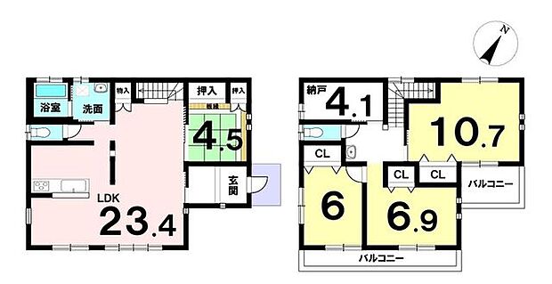 中古戸建　小信中島字西鵜飼分(4SLDK)の内観