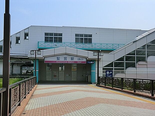 駅 640m 東武鉄道　鷲宮駅