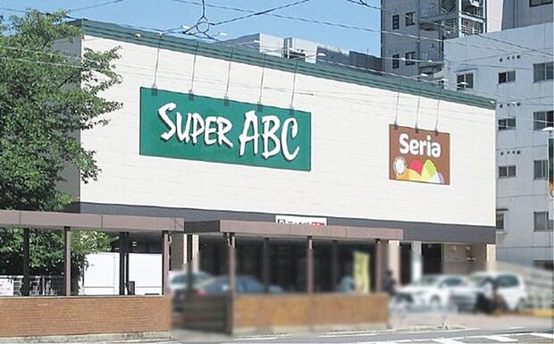 SUPER　ABC上一万店 徒歩9分。 700m