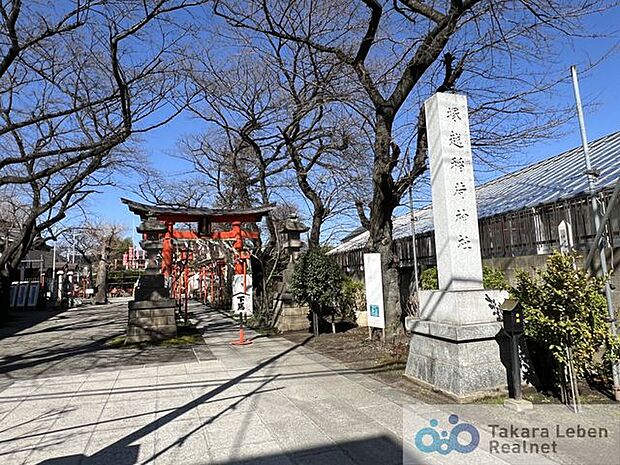 塚越稲荷神社 徒歩6分 480m