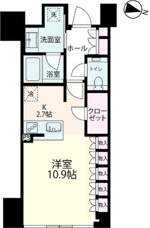 Ｂｒｉｌｌｉａ　Ｔｏｗｅｒ堂島(1R) 16階の間取り図