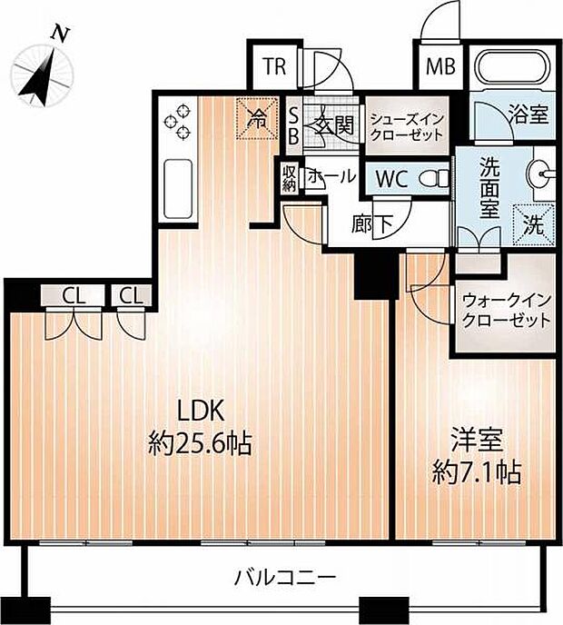 Ｄ’グラフォート神戸三宮タワー(1LDK) 29階の内観
