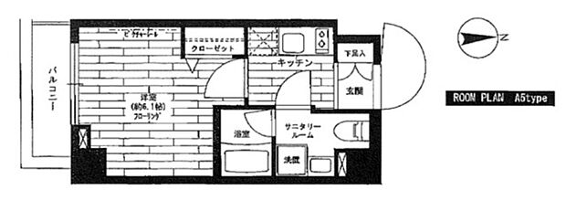 ステージグランデ八王子(1K) 3階の間取り図