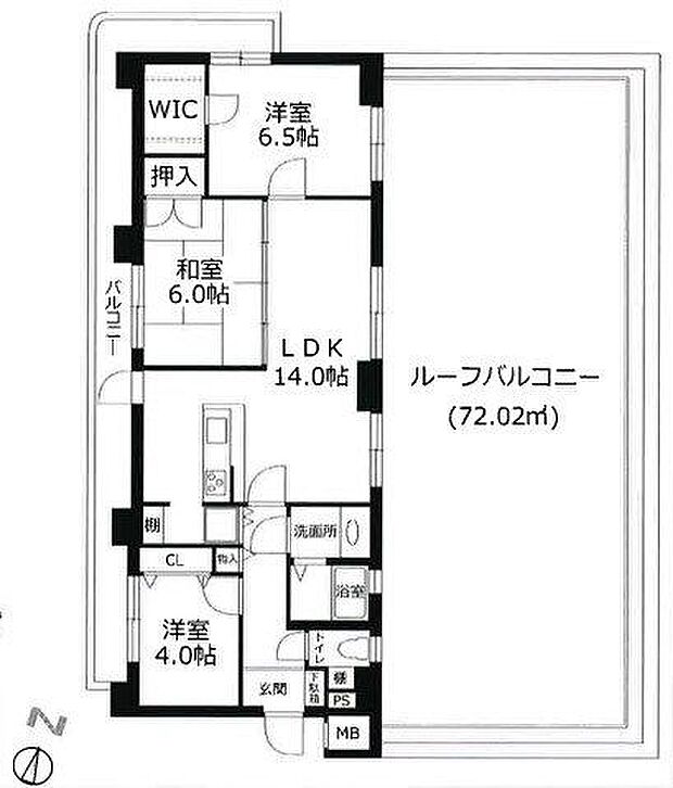 ライオンズマンション西舞子(3LDK) 8階の内観