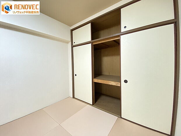 【和室　6帖】◆たっぷりの収納スペースで住空間もスッキリ！◆ほっこりできる和室でくつろぐひととき♪