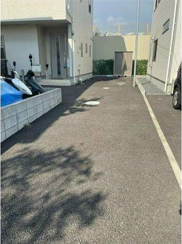 前面道路写真です