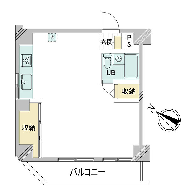 原宿ニュースカイハイツ(1R) 2階の内観