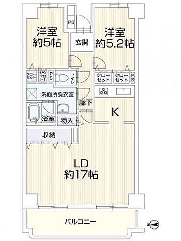 パスコグランドマンション新沼津の間取り