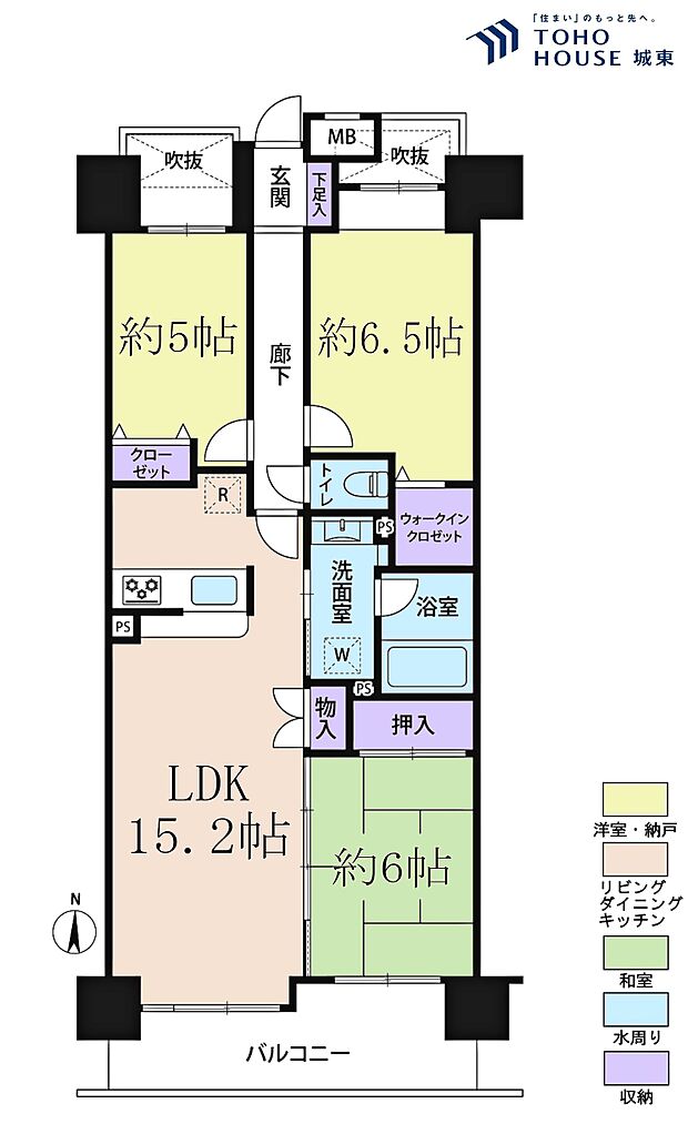 コスモ王子ガーデンズグランプラザＢ棟(2SLDK) 14階の間取り図