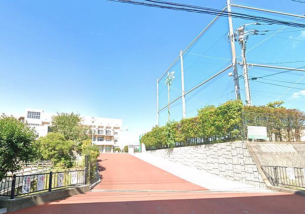 福岡市立箱崎清松中学校。850ｍ。徒歩11分。