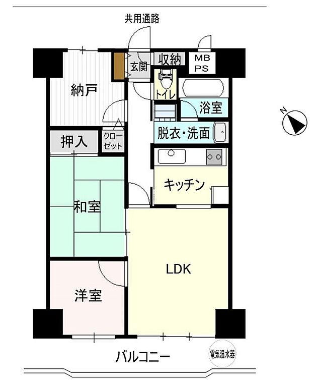 ライオンズマンション東松山第参(2SLDK) 2階/203の内観