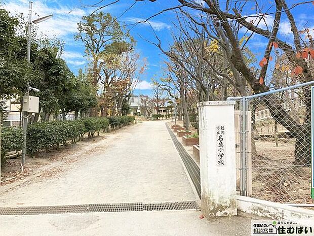 福岡市立名島小学校 （徒歩5分）小学校がお近くで小さなお子様がいらっしゃるご家庭でも安心です♪ 350m