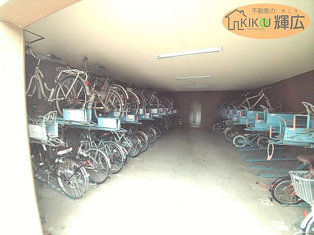 自転車の駐輪スペースです。