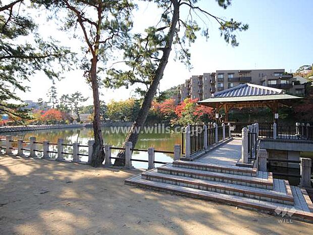 深田池公園の外観