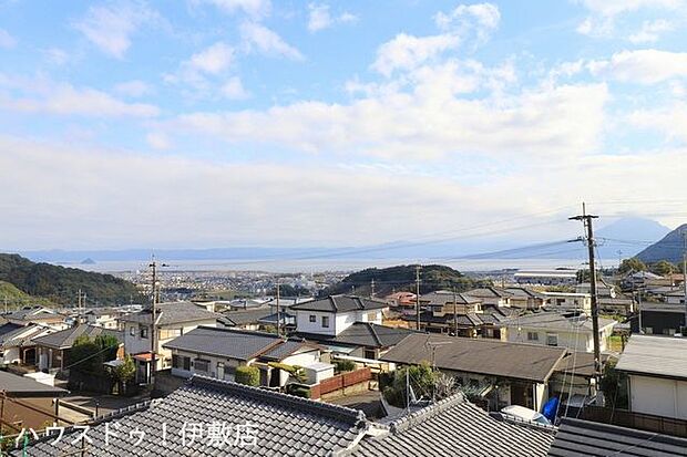 【バルコニーからの眺望写真】桜島、錦江湾が眺望可能！