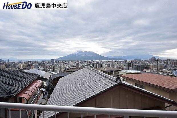 【眺望】桜島を正面に眺めることができます♪