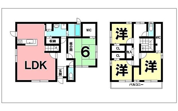 4LDK+WIC×2【建物面積122.01m2(36.9坪)】室内程度良好なお家です♪