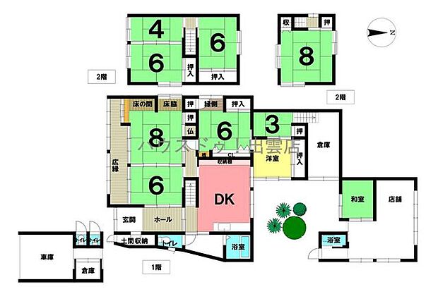 高岡町中古戸建(9SDK)の内観